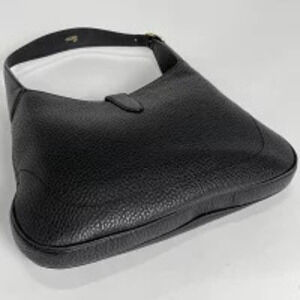 Gucci Handbag Jackie Bag Black Leather Shoulder Hobo